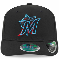 Miami Marlins New Era Player Replica 9SEVENTY Adjustable Hat - Black Hats