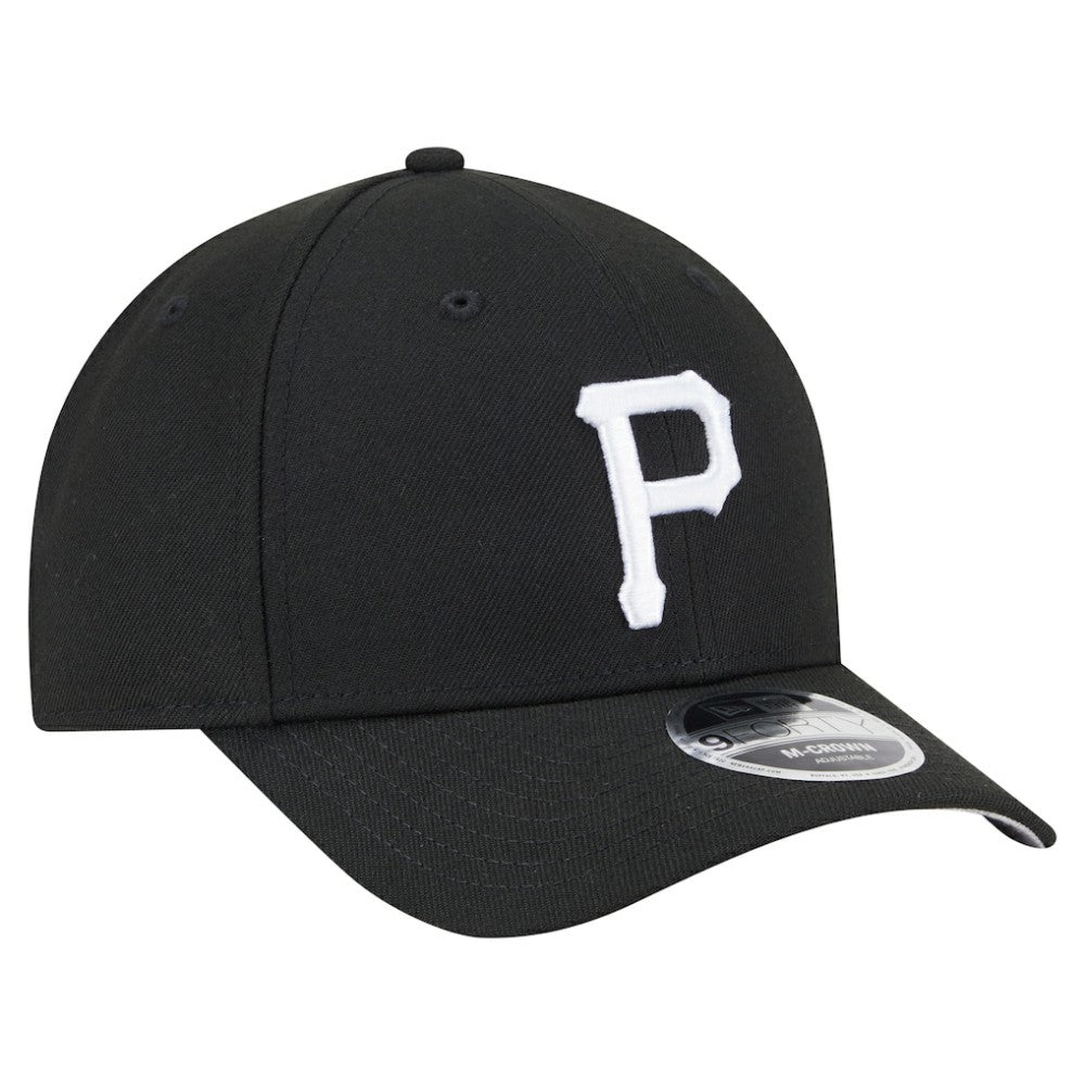 Pittsburgh Pirates New Era Player Replica 9FORTY Adjustable Hat - Black Hats