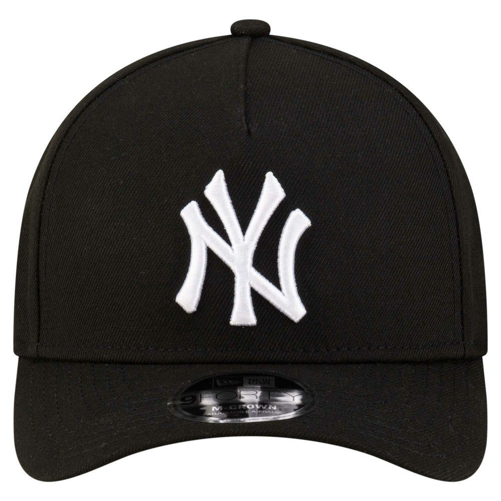 New York Yankees New Era Player Replica 9FORTY Adjustable Hat - Black Hats