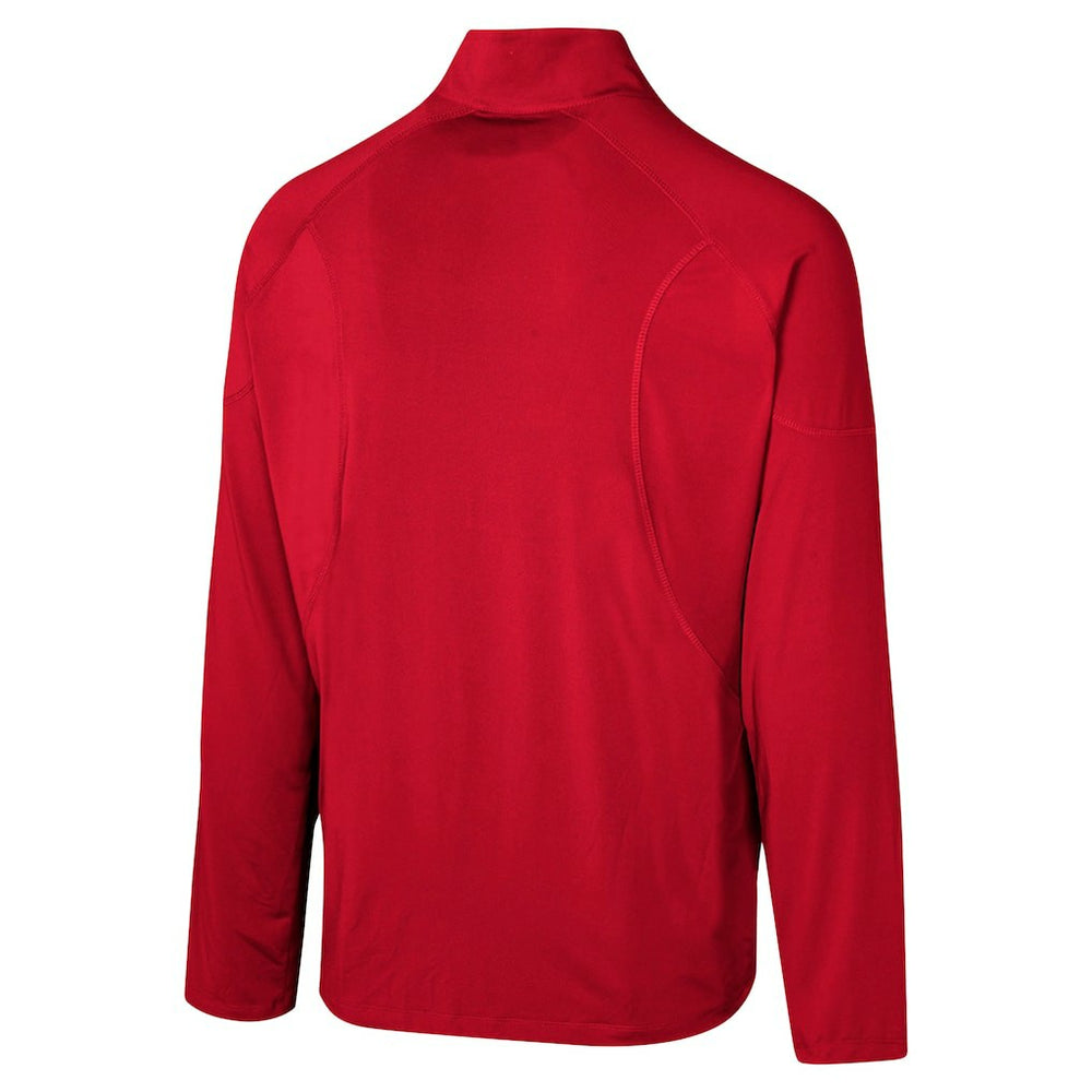 San Francisco 49ers Grind Iron Quarter-Zip Top - Scarlet Tops