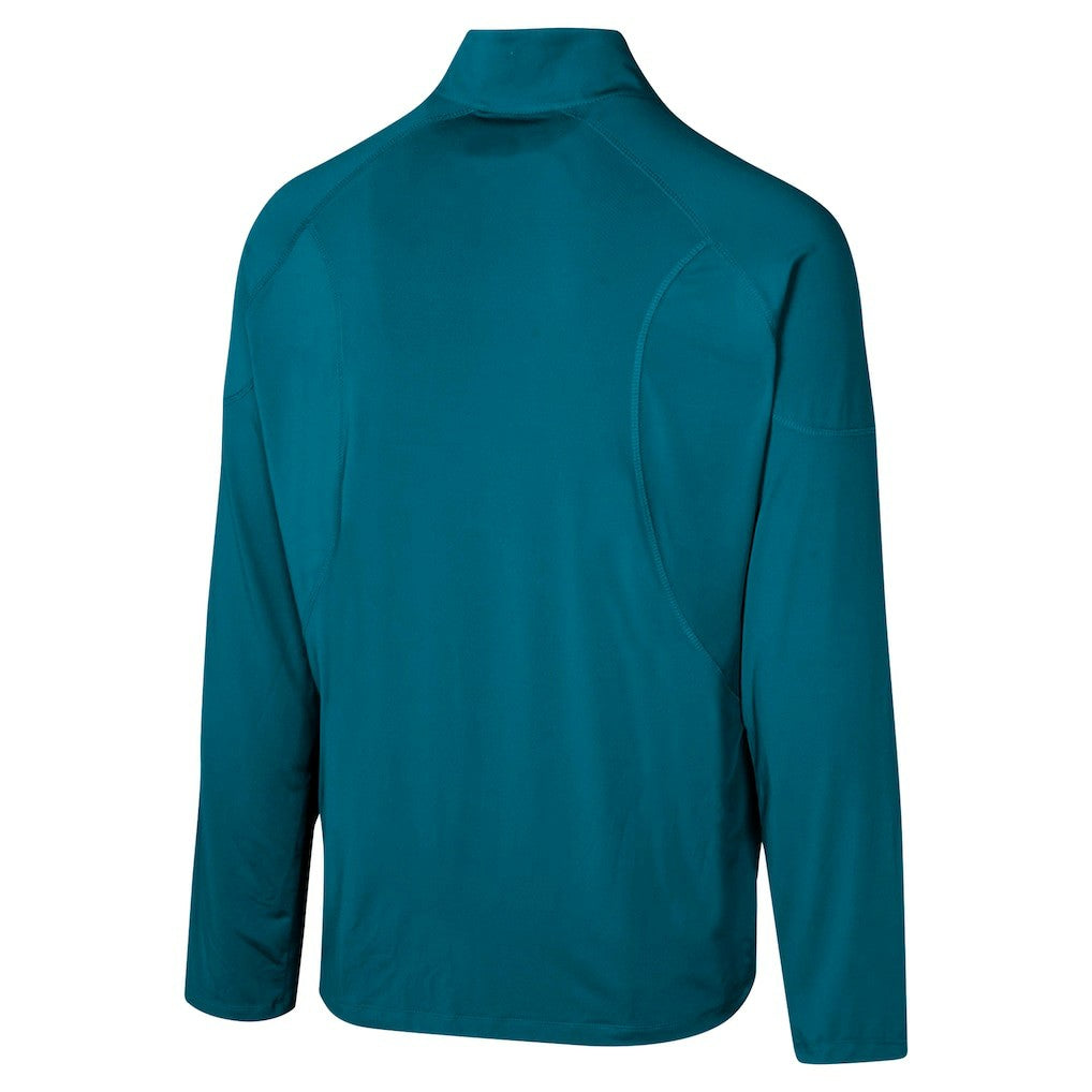 Jacksonville Jaguars Grind Iron Quarter-Zip Top - Teal Tops