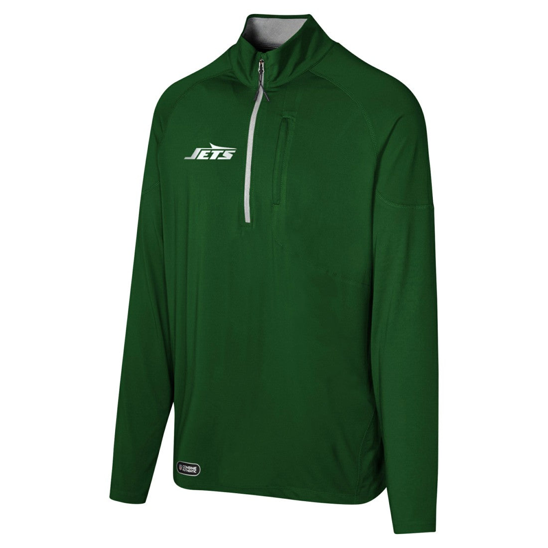 New York Jets Grind Iron Quarter-Zip Top - Green Tops