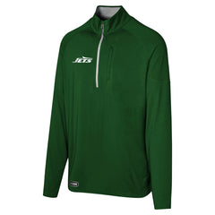 New York Jets Grind Iron Quarter-Zip Top - Green Tops