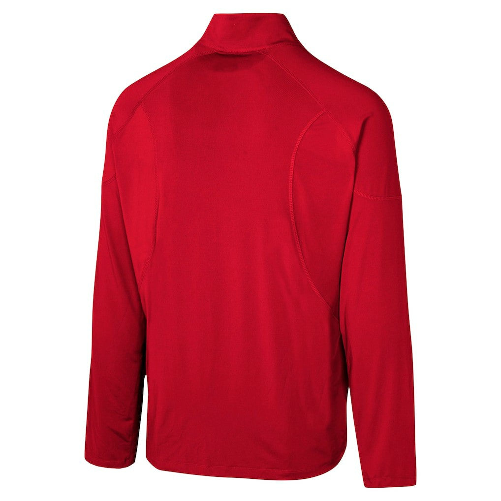 Atlanta Falcons Grind Iron Quarter-Zip Top - Red Tops