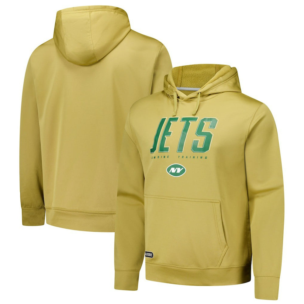New York Jets Top Ranked Pullover Hoodie - Khaki Hoodies