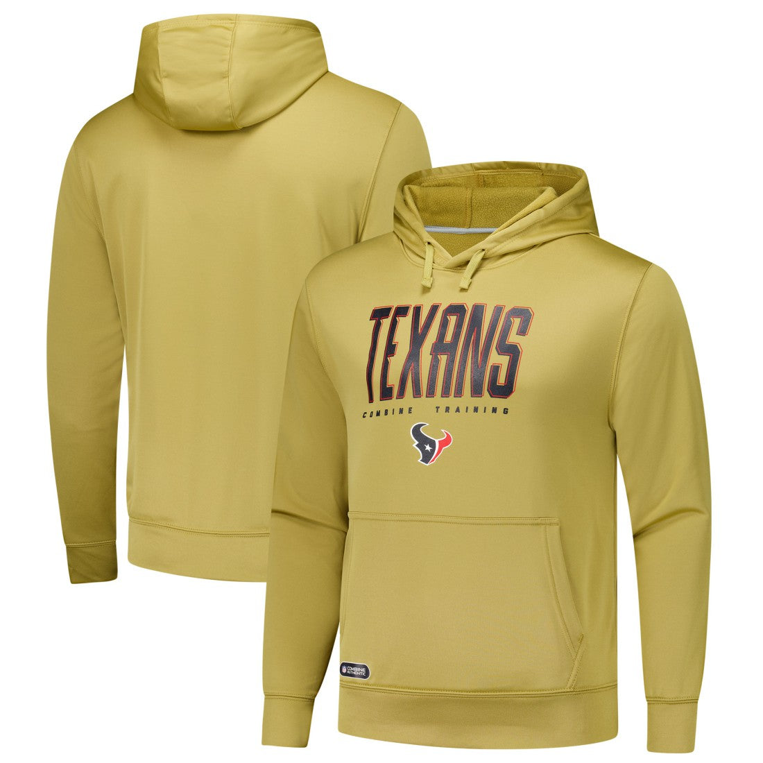 Houston Texans Top Ranked Pullover Hoodie - Khaki Hoodies