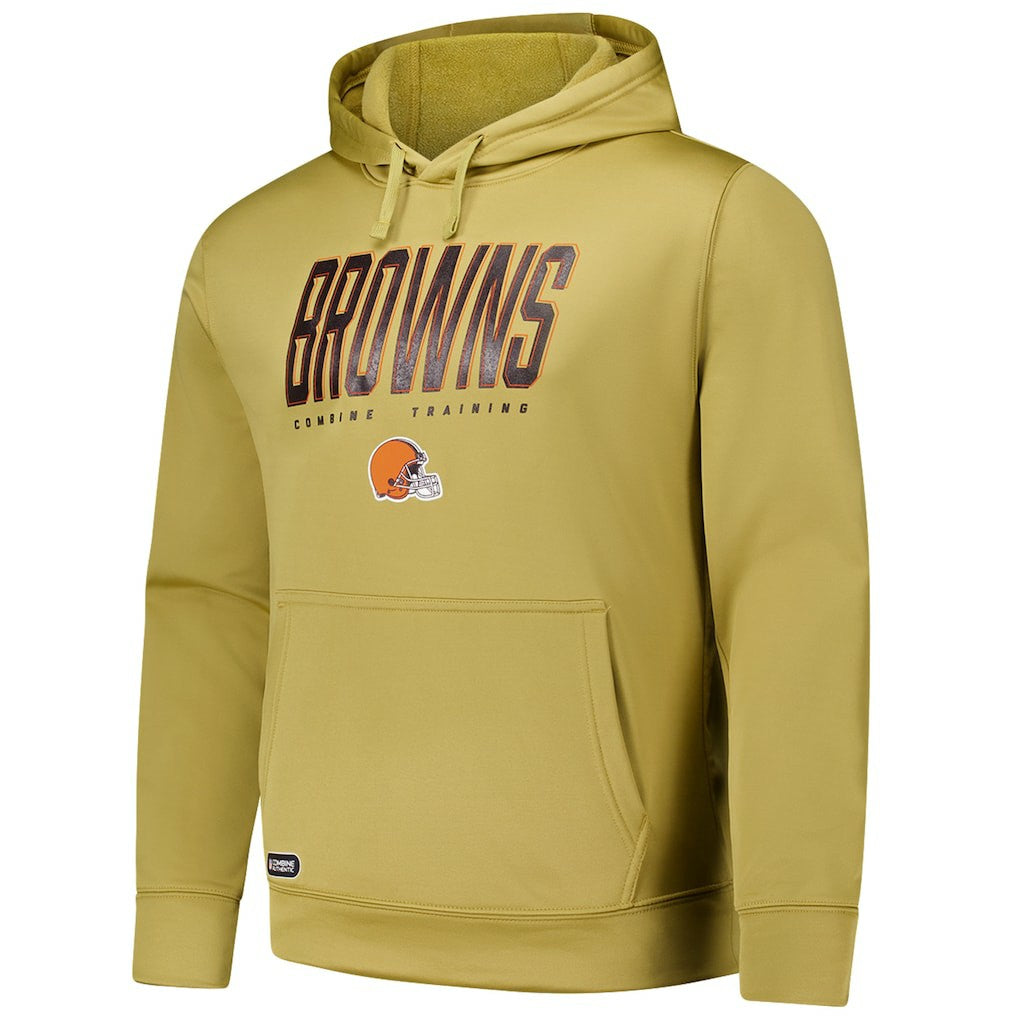 Cleveland Browns Top Ranked Pullover Hoodie - Gold Hoodies