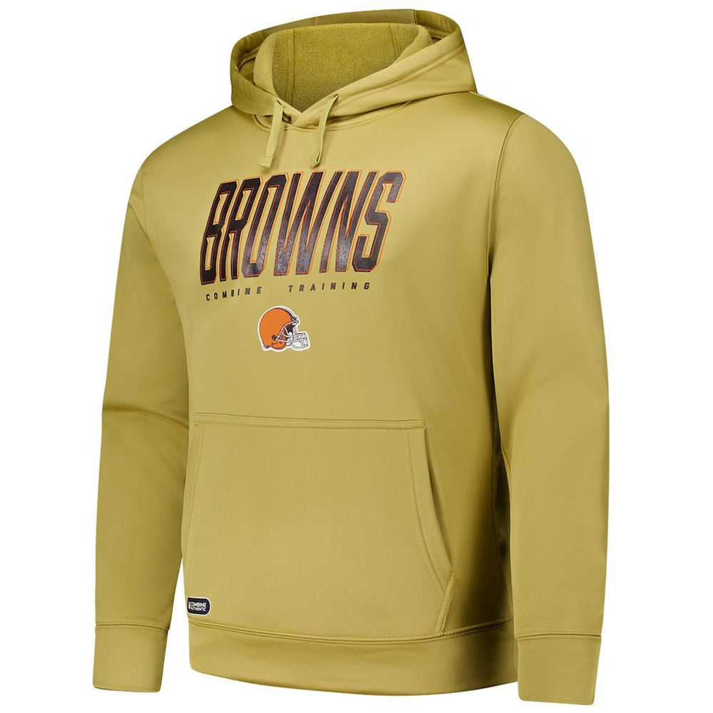 Cleveland Browns Top Ranked Pullover Hoodie - Gold Hoodies