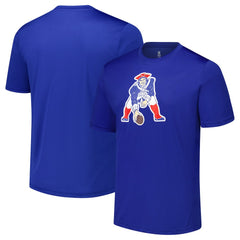New England Patriots Stadium Retro T-Shirt - Royal T-shirts