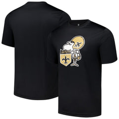 New Orleans Saints Stadium Retro T-Shirt - Black T-shirts