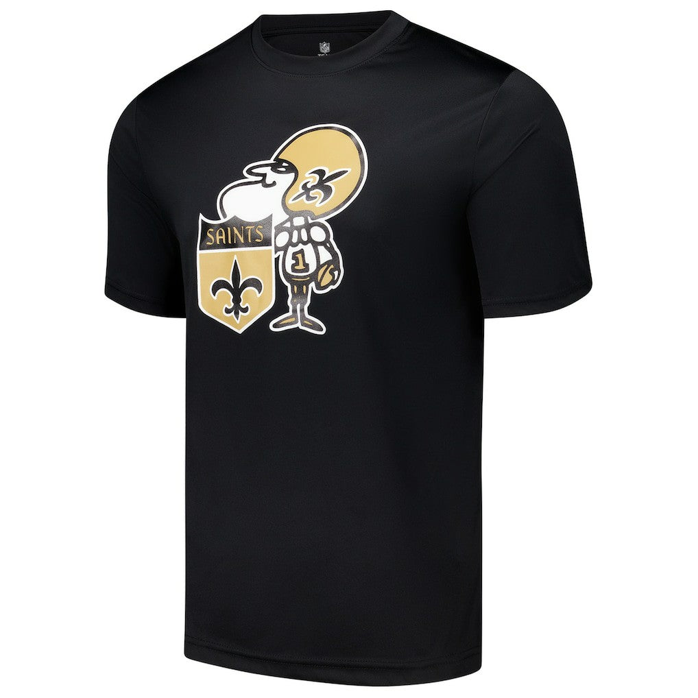 New Orleans Saints Stadium Retro T-Shirt - Black T-shirts