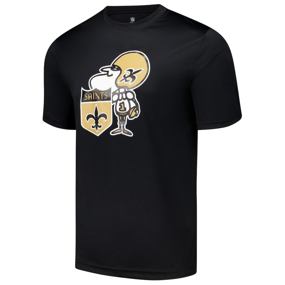 New Orleans Saints Stadium Retro T-Shirt - Black T-shirts