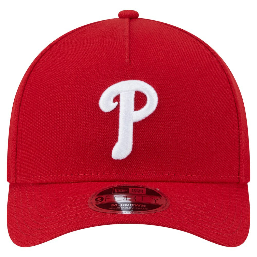 Philadelphia Phillies New Era 9FORTY M-Crown Adjustable Hat - Red Hats