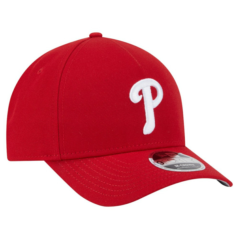 Philadelphia Phillies New Era 9FORTY M-Crown Adjustable Hat - Red Hats