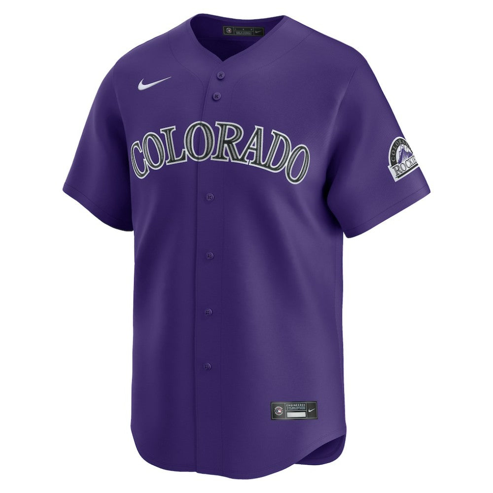 Colorado Rockies Nike Alternate Limited Jersey - Purple Jerseys