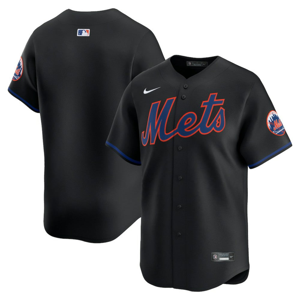 New York Mets Nike Alternate Limited Jersey - Black Jerseys