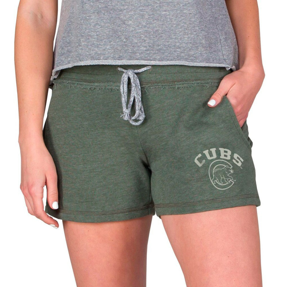 Chicago Cubs Concepts Sport Women's Mainstream French Terry Tri-Blend Shorts - Green Shorts