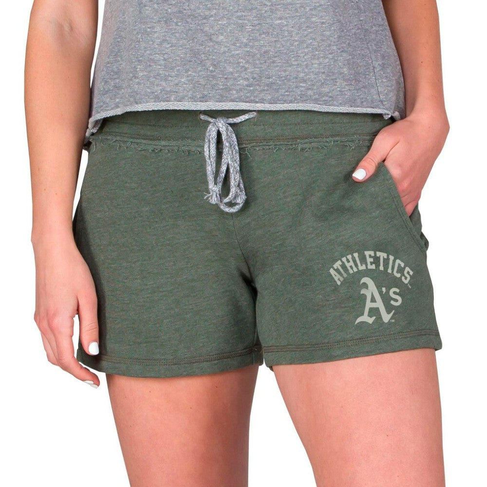 Athletics Concepts Sport Women's Mainstream French Terry Tri-Blend Shorts - Green Shorts