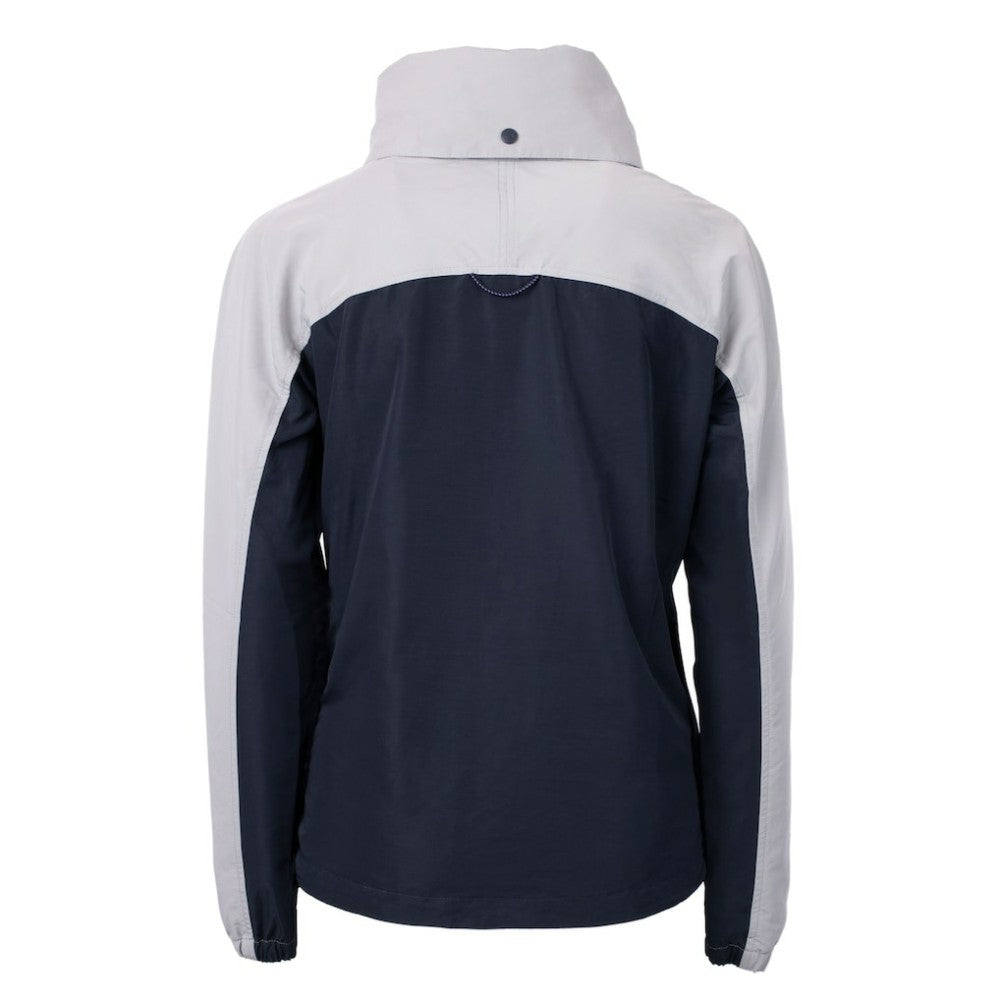 St. Louis Cardinals Cutter & Buck Women's Charter Eco Recycled Half-Zip Anorak Jacket - Navy/Gray Jackets