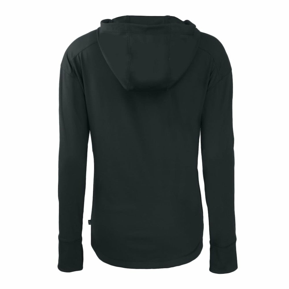 Detroit Tigers Cutter & Buck Women's Daybreak Eco Recycled Full-Zip Hoodie - Black Hoodies