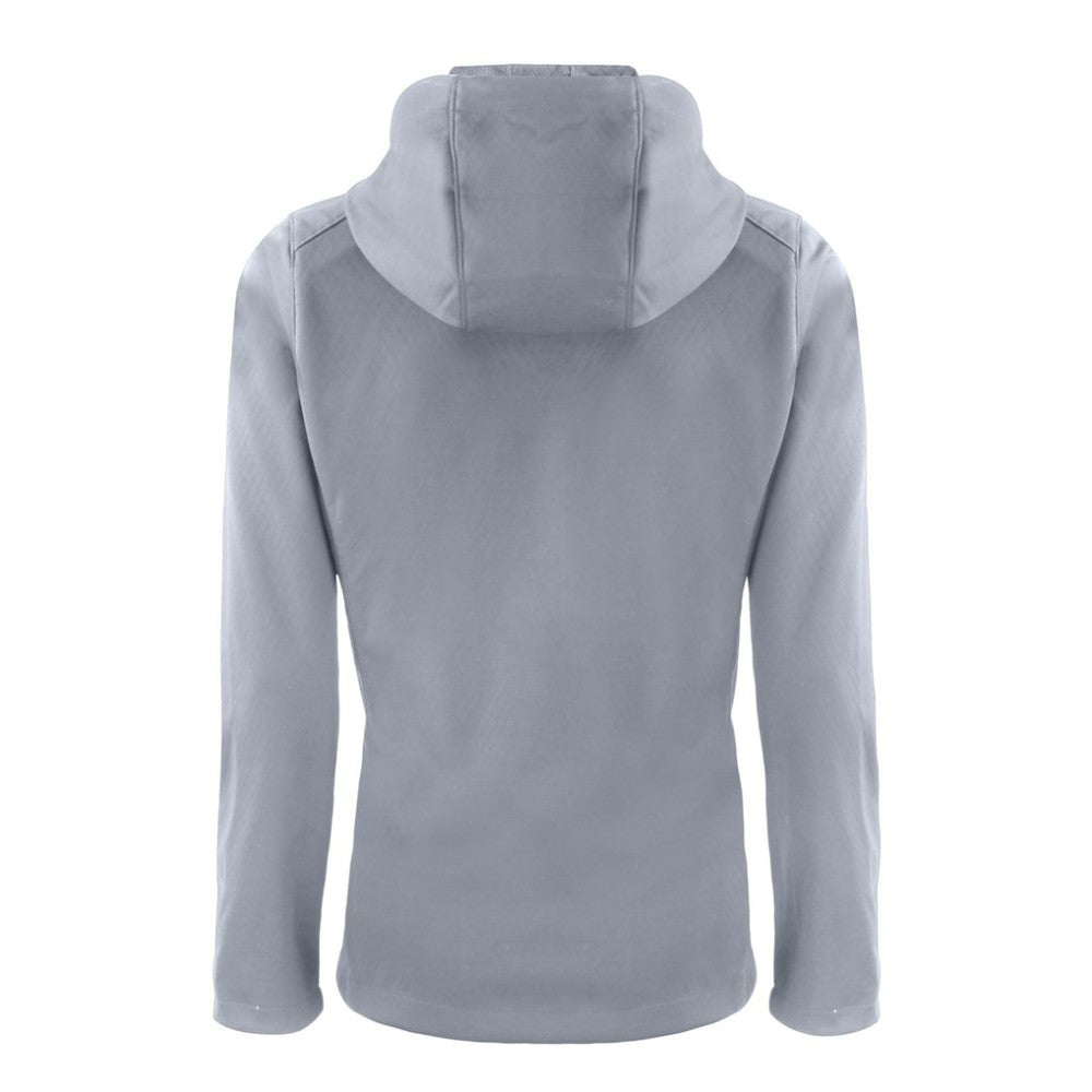 Minnesota Twins Cutter & Buck Women's Evoke Eco Softshell Recycled Full-Zip Hoodie Jacket - Gray Jackets