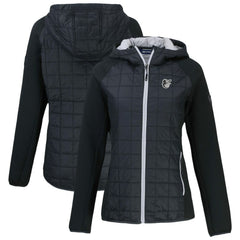 Baltimore Orioles Cutter & Buck Women's Rainier Primaloft Eco Full-Zip Hybrid Jacket - Black Jackets