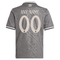 Real Madrid Originals Youth 2024/25 Third Replica Custom Jersey Charcoal - Adidas cheap