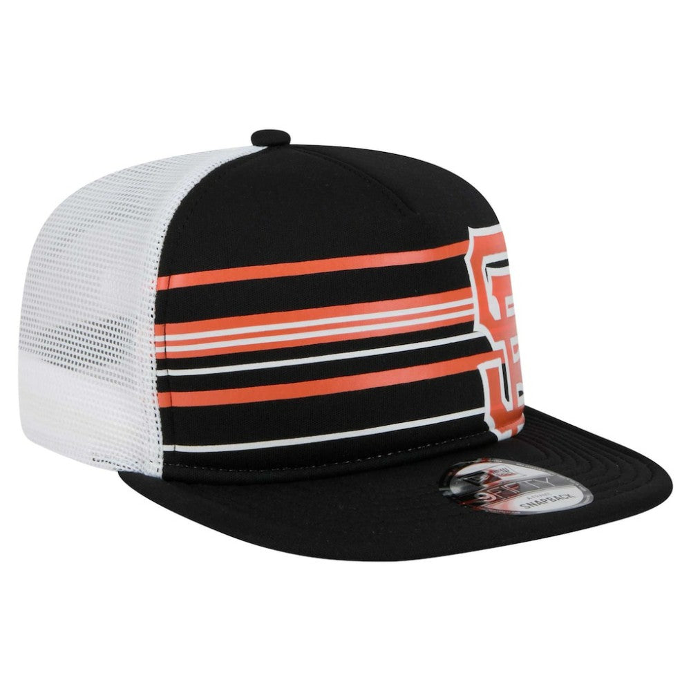 San Francisco Giants New Era 9FIFTY A-Frame Trucker Snapback Hat - Black Hats