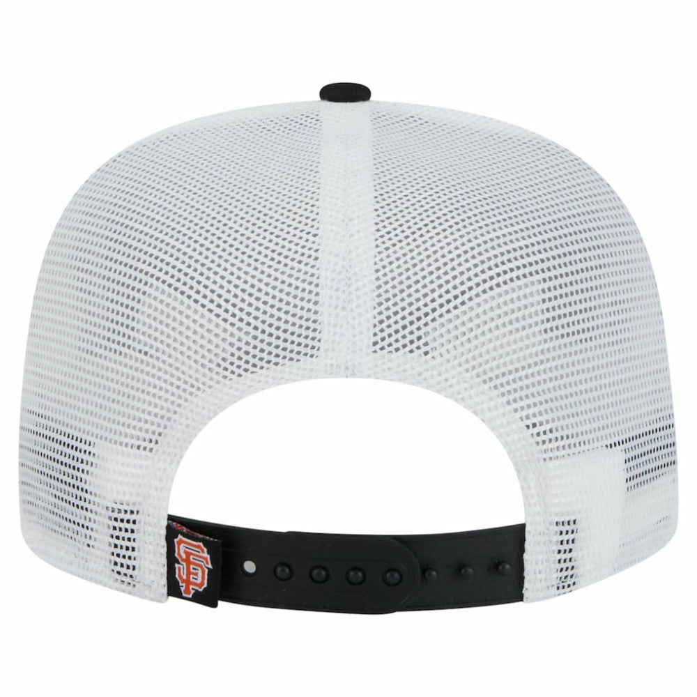 San Francisco Giants New Era 9FIFTY A-Frame Trucker Snapback Hat - Black Hats