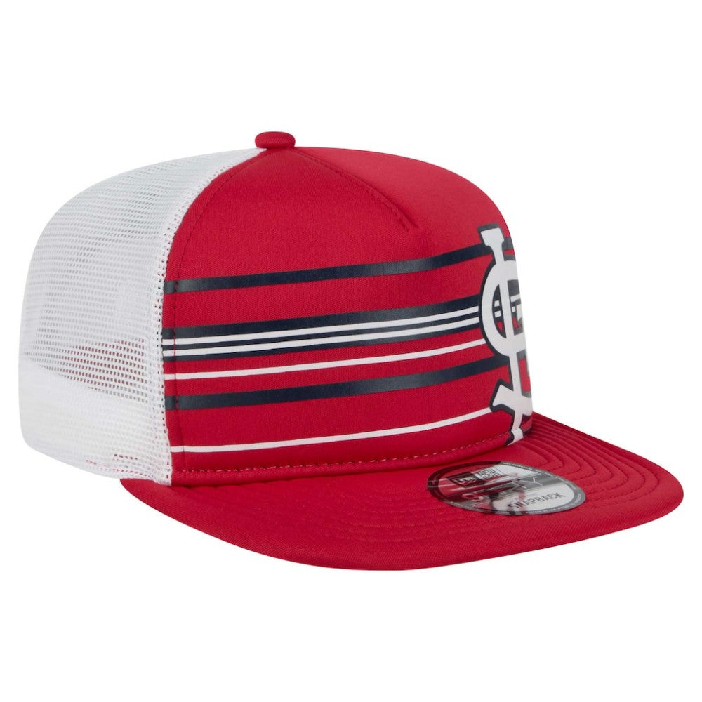 St. Louis Cardinals New Era 9FIFTY A-Frame Trucker Snapback Hat - Red Hats