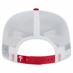Philadelphia Phillies New Era 9FIFTY A-Frame Trucker Snapback Hat - Red Hats
