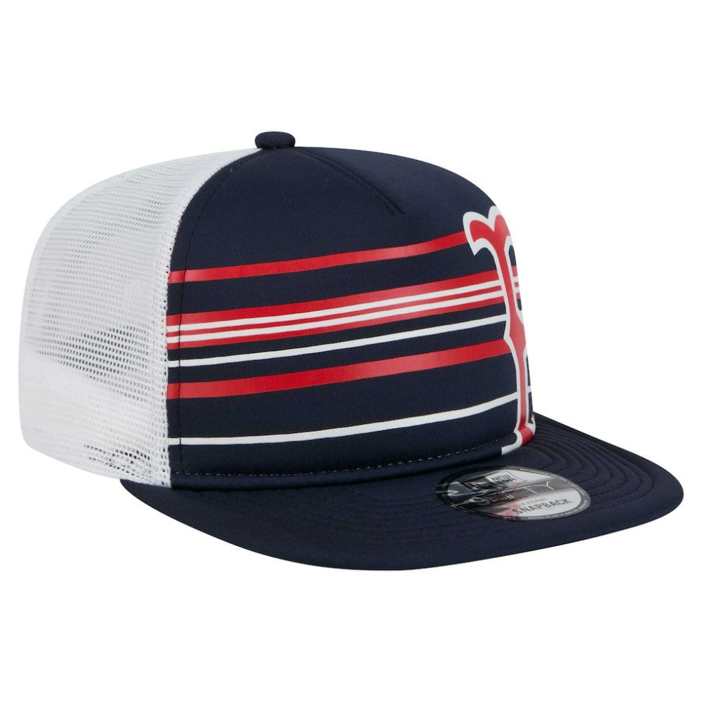 Boston Red Sox New Era 9FIFTY A-Frame Trucker Snapback Hat - Navy Hats