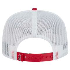 Los Angeles Angels New Era 9FIFTY A-Frame Trucker Snapback Hat - Red Hats