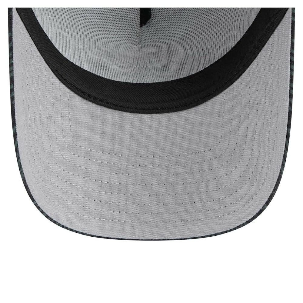 Washington Nationals New Era 9FORTY A-Frame Trucker Adjustable Hat - Black Hats