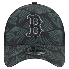 Boston Red Sox New Era 9FORTY A-Frame Trucker Adjustable Hat - Black Hats