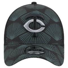 Minnesota Twins New Era 9FORTY A-Frame Trucker Adjustable Hat - Black Hats