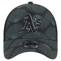 Athletics New Era 9FORTY A-Frame Trucker Adjustable Hat - Black Hats
