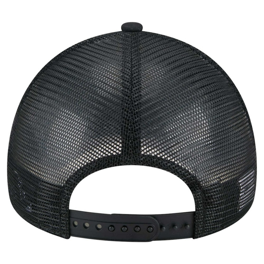 Athletics New Era 9FORTY A-Frame Trucker Adjustable Hat - Black Hats