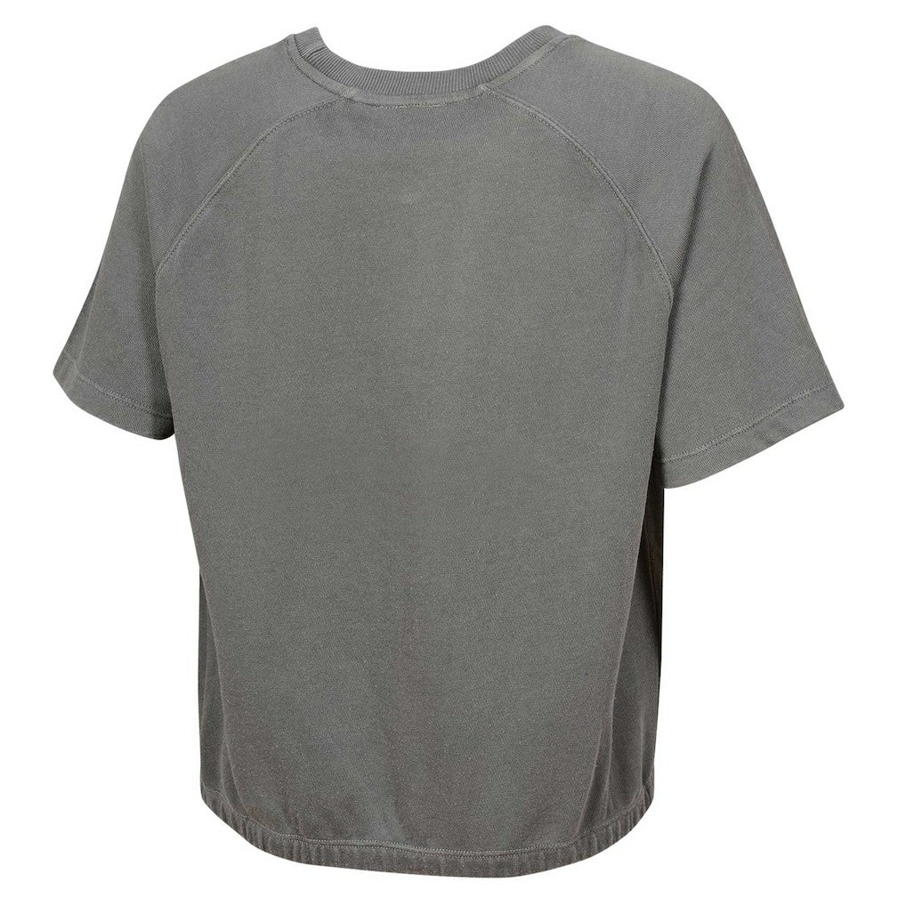 Dallas Cowboys Women's Mineral Wash Short Sleeve Top - Gray Tops