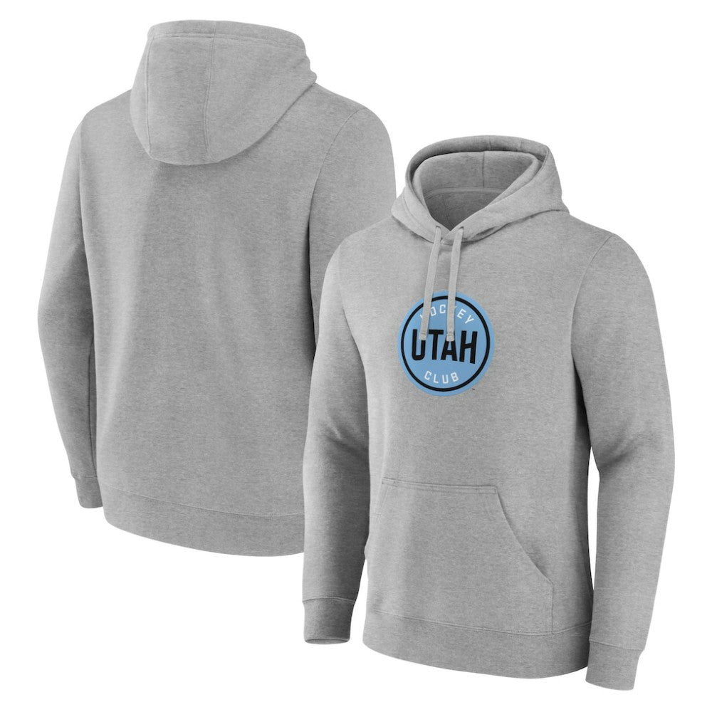 Utah Mammoth Fanatics Draft Logo Pullover Hoodie - Steel | US 201875540