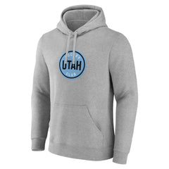 Utah Mammoth Fanatics Draft Logo Pullover Hoodie - Steel | US 201875540