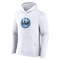 Utah Mammoth Fanatics Draft Logo Pullover Hoodie - White | US 201875541
