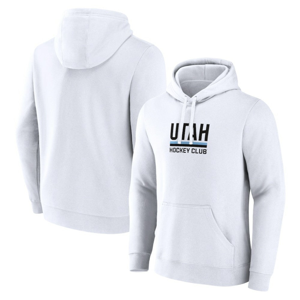Utah Mammoth Fanatics Secondary Logo Pullover Hoodie - White | US 201875543