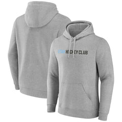 Utah Mammoth Fanatics Wordmark Logo Fleece Pullover Hoodie - Heather Gray | US 201875544