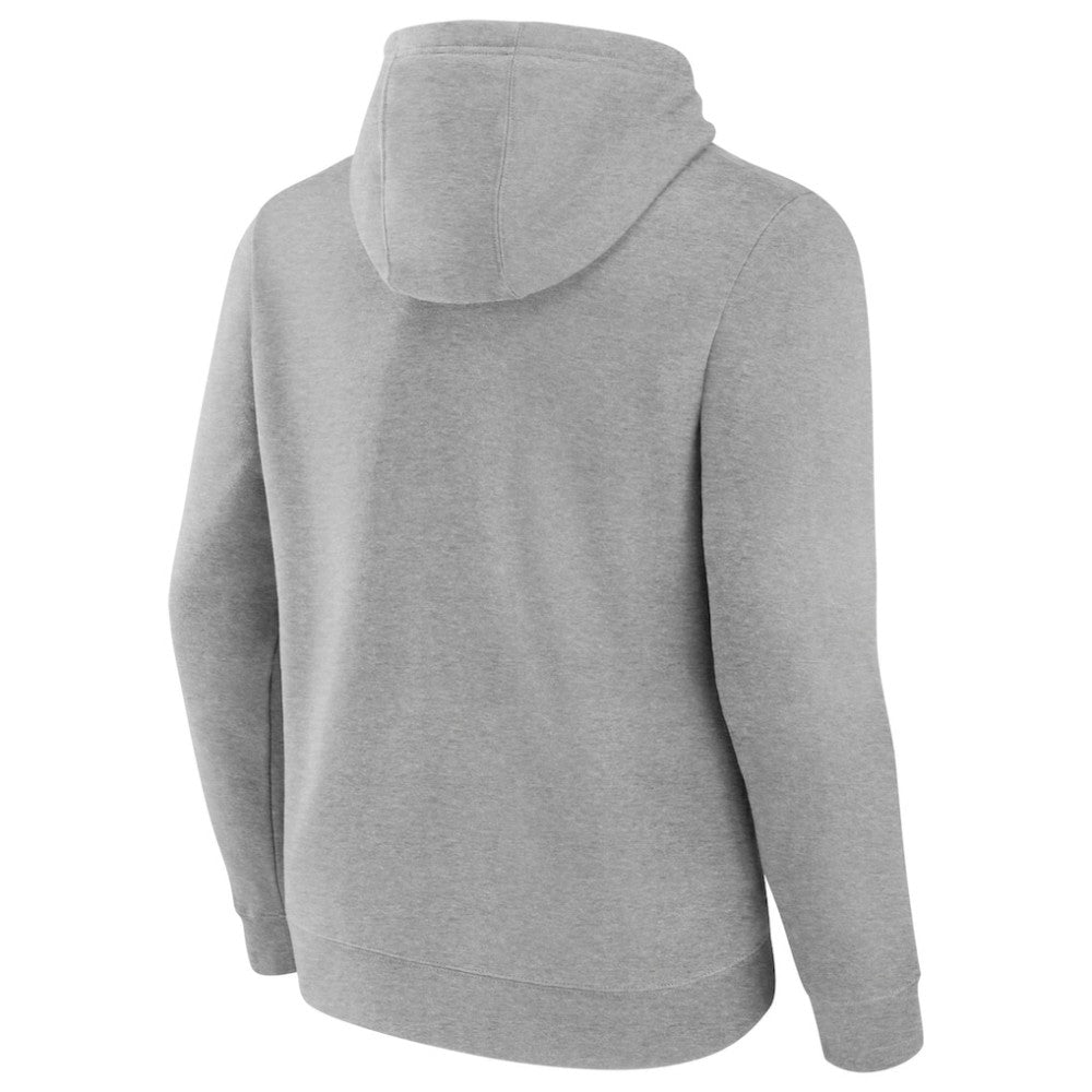 Utah Mammoth Fanatics Wordmark Logo Fleece Pullover Hoodie - Heather Gray | US 201875544