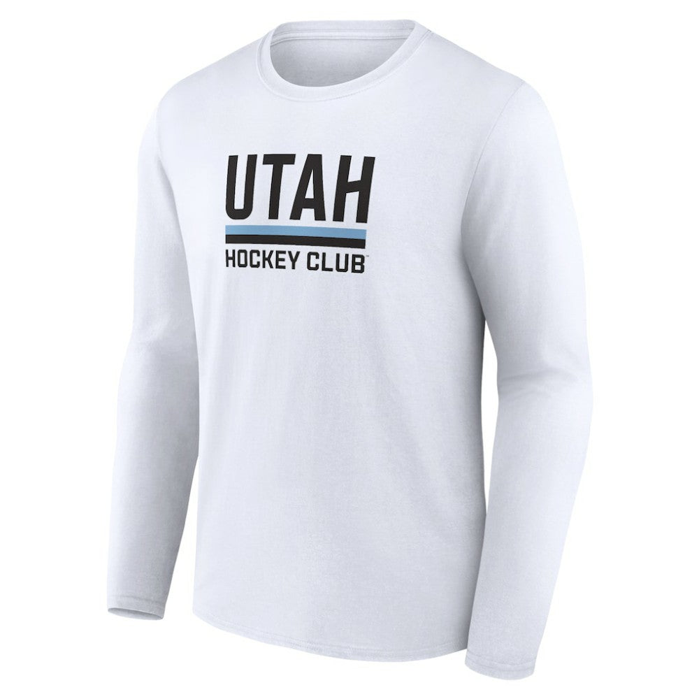Utah Mammoth Fanatics Secondary Logo Long Sleeve T-Shirt - White | US 201875550