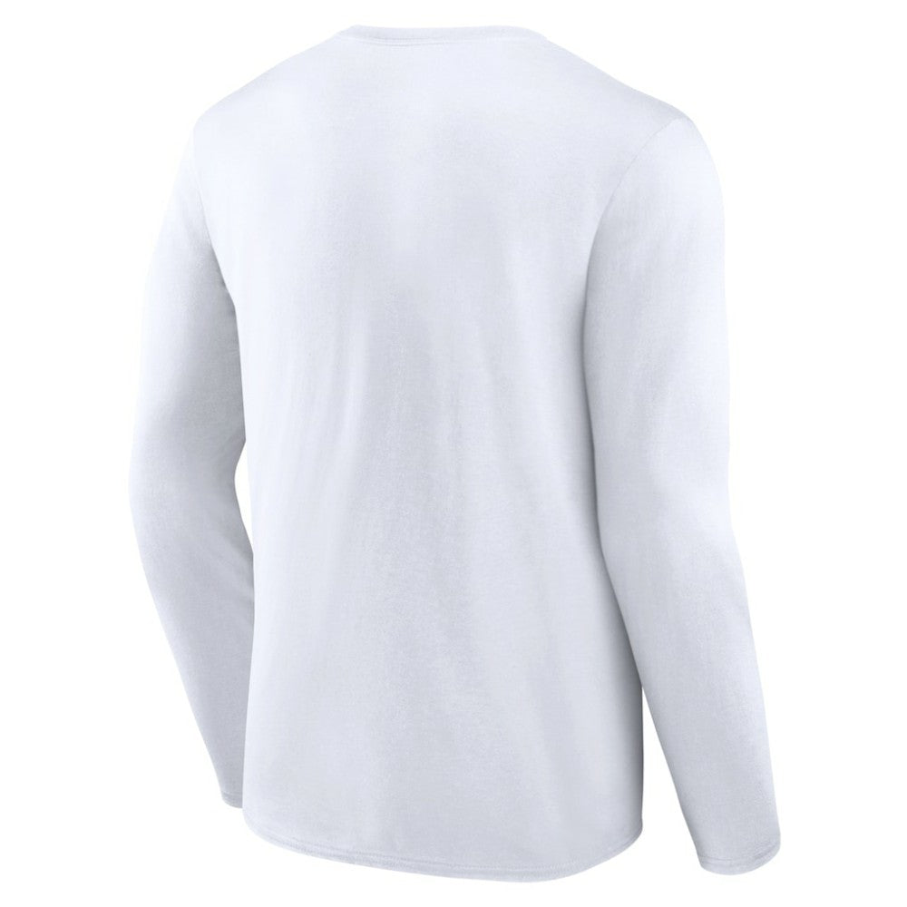 Utah Mammoth Fanatics Secondary Logo Long Sleeve T-Shirt - White | US 201875550