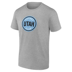 Utah Mammoth Fanatics Draft Logo T-Shirt - Heather Gray | US 201875562