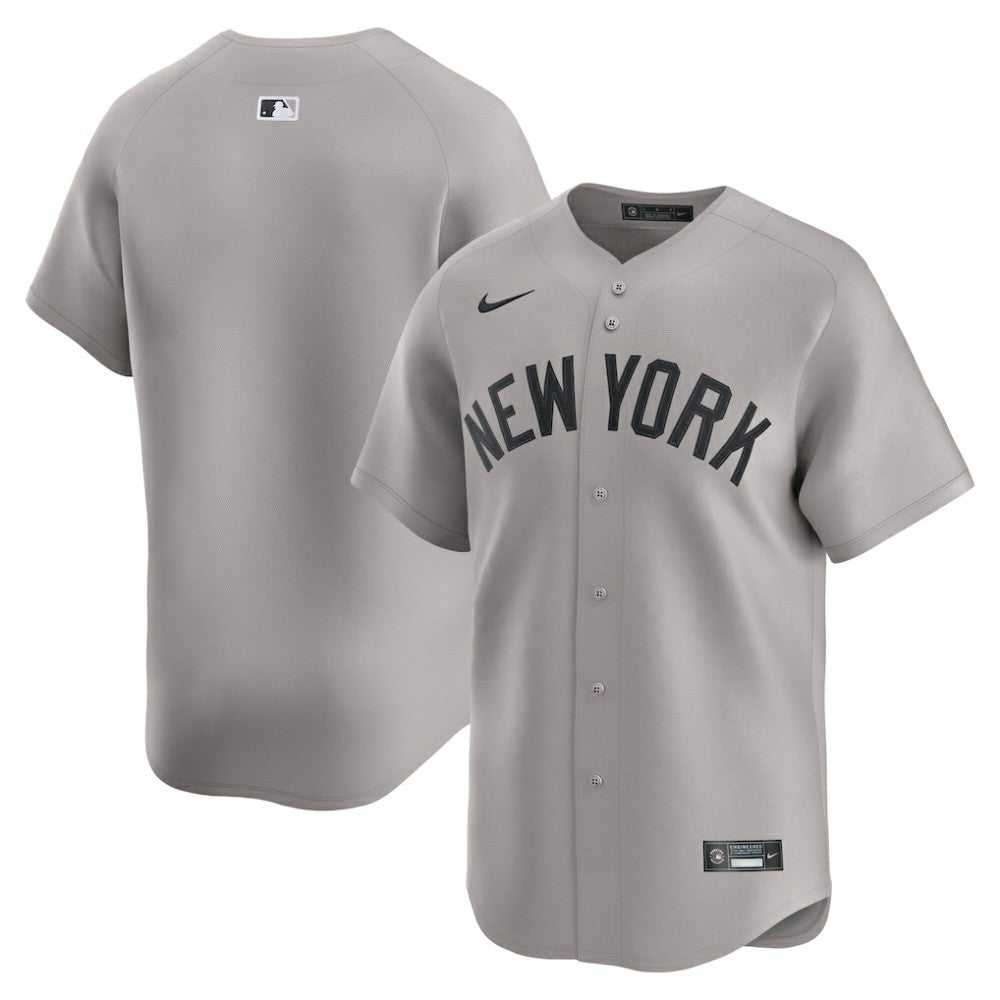 New York Yankees Nike Away Limited Jersey - Gray Jerseys