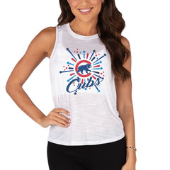 Chicago Cubs Concepts Sport Women's Infuse Tank Top - White Tanks